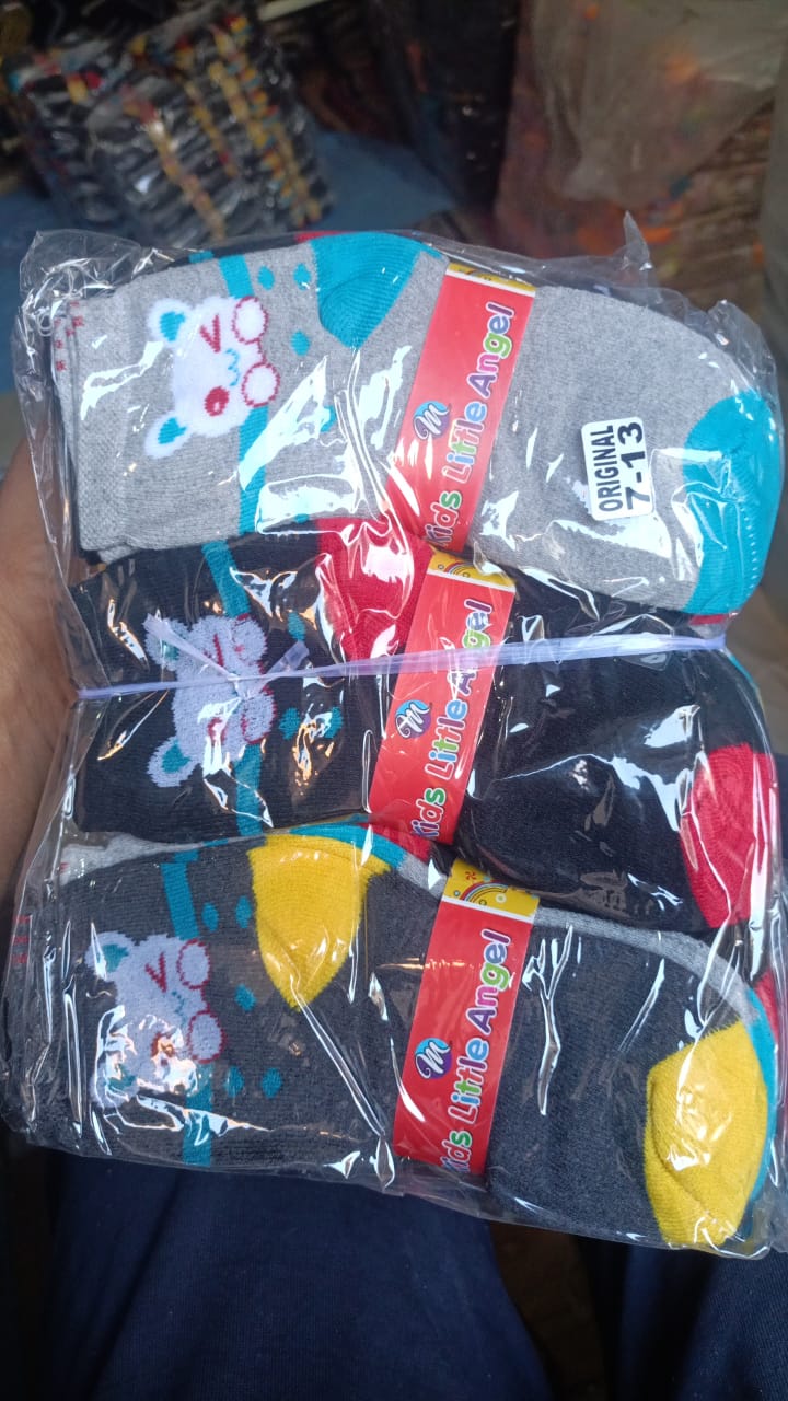 kids Towel Socks 12 Pair 3 Size 