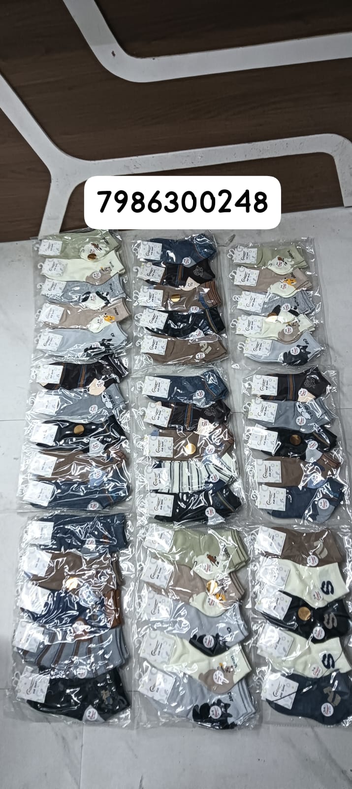 Kids Cotton Ankle Socks 10 Pair 