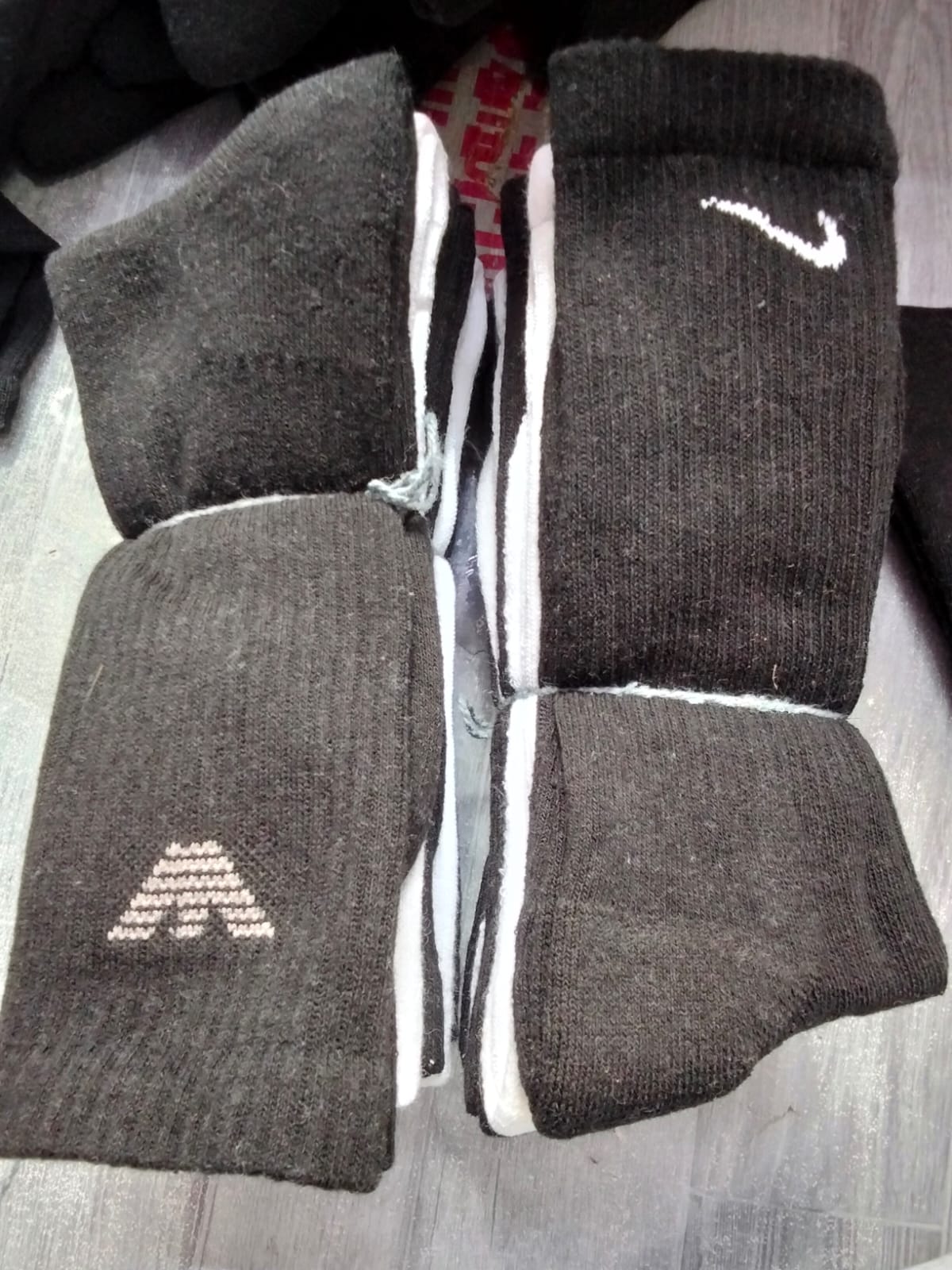 Surplus lot Half Terry Long Socks 12 Pair pack 