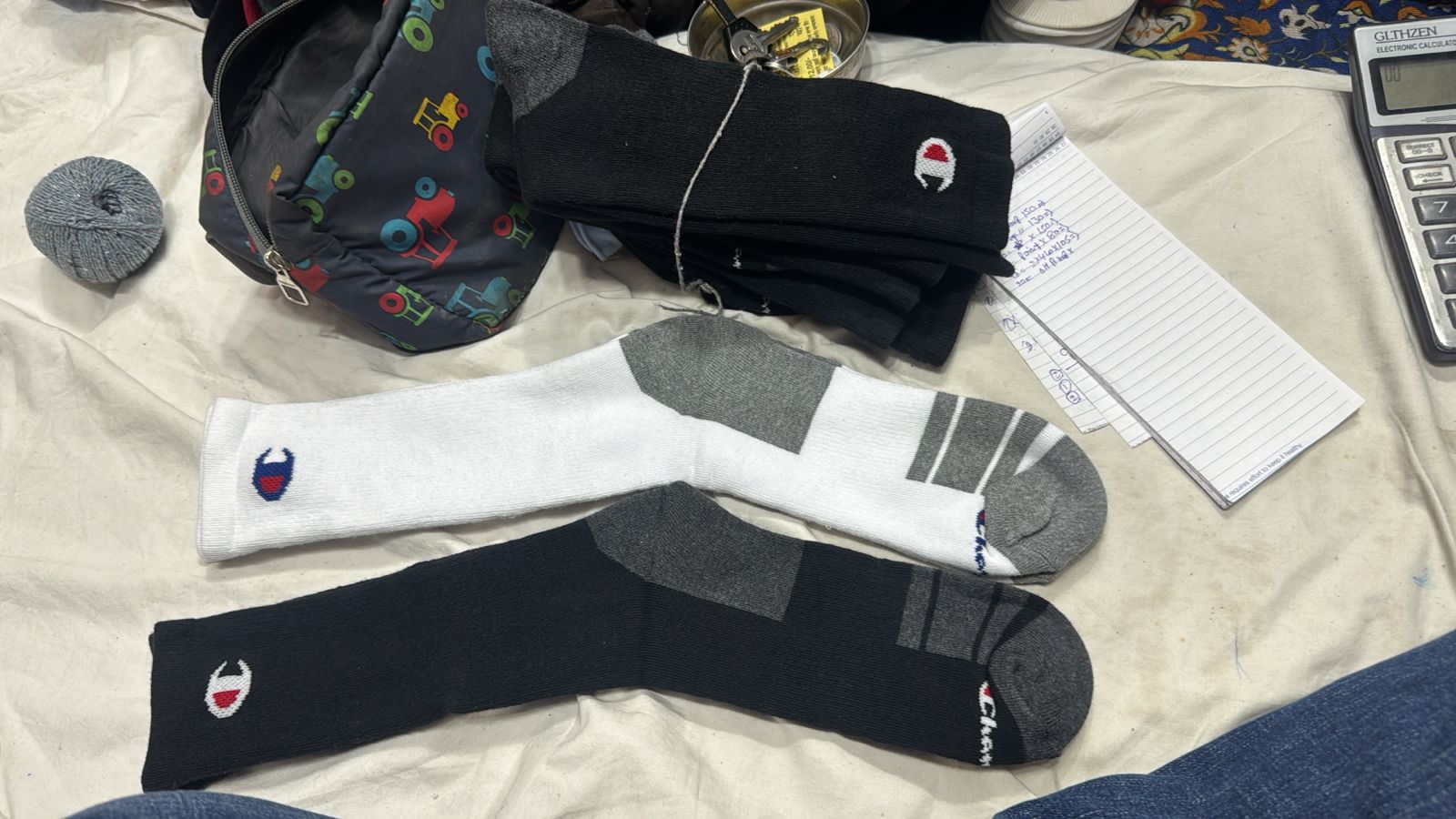 Men long towel socks 12 Pair 